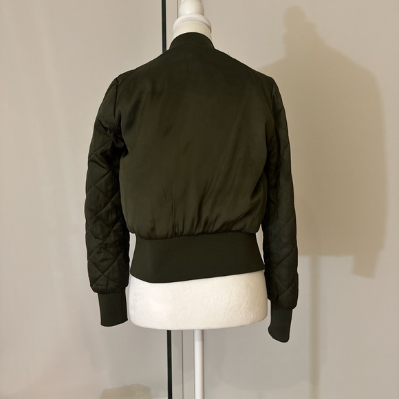 Olive green bomber jacket - Picture 2 of 2